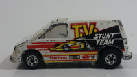 1986 Hot Wheels Flip Outs Vaultin' Van Ford Aerostar White Die Cast Toy Car Vehicle - Hong Kong