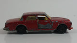 Vintage 1979 Lesney Matchbox Superfast No. 39 Rolls Royce Silver Shadow II Dark Red Die Cast Toy Car Vehicle with Opening Doors