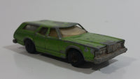 Vintage 1978 Lesney Matchbox Superfast No. 74 Cougar Villager Station Wagon Lime Green Die Cast Toy Car Vehicle with Opening Tail Gate