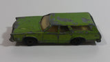 Vintage 1978 Lesney Matchbox Superfast No. 74 Cougar Villager Station Wagon Lime Green Die Cast Toy Car Vehicle with Opening Tail Gate