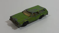 Vintage 1978 Lesney Matchbox Superfast No. 74 Cougar Villager Station Wagon Lime Green Die Cast Toy Car Vehicle with Opening Tail Gate