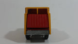 Vintage 1979 Lesney Matchbox Superfast Colectomatic Refuse Truck No. 36 Red Yellow Garbage Pickup Die Cast Toy Car Vehicle with Sliding Compactor