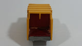 Vintage 1979 Lesney Matchbox Superfast Colectomatic Refuse Truck No. 36 Red Yellow Garbage Pickup Die Cast Toy Car Vehicle with Sliding Compactor