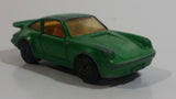 Vintage 1978 Lesney Matchbox Superfast No. 3 Porsche Turbo Green Die Cast Toy Car Vehicle with Opening Doors