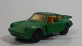 Vintage 1978 Lesney Matchbox Superfast No. 3 Porsche Turbo Green Die Cast Toy Car Vehicle with Opening Doors