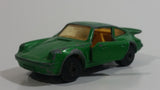 Vintage 1978 Lesney Matchbox Superfast No. 3 Porsche Turbo Green Die Cast Toy Car Vehicle with Opening Doors