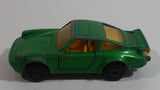 Vintage 1978 Lesney Matchbox Superfast No. 3 Porsche Turbo Green Die Cast Toy Car Vehicle with Opening Doors