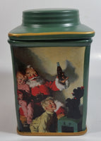 2002 Sakura Coca Cola Santa Claus Christmas Themed 6 7/8" Tall Stoneware Cookie Jar