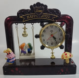 Very Unique Affection To Thanker After "Love Happy To You" "The Love As Deep As The Sea" Musical Light Up Swinging Alarm Clock In Box