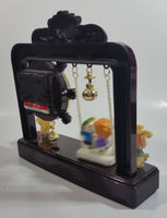 Very Unique Affection To Thanker After "Love Happy To You" "The Love As Deep As The Sea" Musical Light Up Swinging Alarm Clock In Box