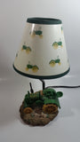 1999 John Deere Green Resin Tractor 12" Tall Table Lamp Light