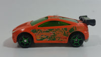 2012 Hot Wheels Asphalt Assault Neon Orange Die Cast Toy Car Vehicle - McDonald's Happy Meal 7/8