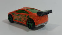 2012 Hot Wheels Asphalt Assault Neon Orange Die Cast Toy Car Vehicle - McDonald's Happy Meal 7/8