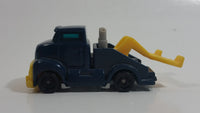 1997 Hot Wheels Tow Truck Dark Blue Plastic Body Die Cast Toy Car Vehicle McDonald's Happy Meal