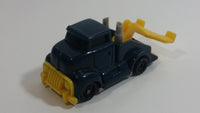 1997 Hot Wheels Tow Truck Dark Blue Plastic Body Die Cast Toy Car Vehicle McDonald's Happy Meal