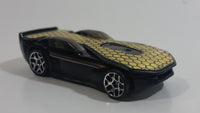 2008 Hot Wheels Hybrid Racers Solar Reflex Chrome Gold Metalflake Black Die Cast Toy Car Vehicle