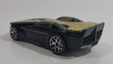 2008 Hot Wheels Hybrid Racers Solar Reflex Chrome Gold Metalflake Black Die Cast Toy Car Vehicle