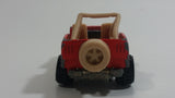 2000 Hot Wheels World Tour Roll Patrol Jeep CJ Trailbuster Red Die Cast Toy Car Vehicle