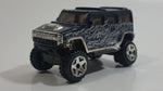 2006 Hot Wheels First Editions Hummer H2 Metalflake Dark Blue Die Cast Toy Car Vehicle