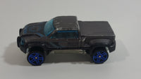 2009 Hot Wheels Color Shifters Mega Duty Truck Grey Black Die Cast Toy Car Vehicle