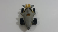 2007 Hot Wheels Street Beasts Sharkruiser Flat Grey Die Cast Toy Car Shark Shaped Vehicle - 3SP