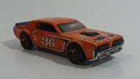 2015 Hot Wheels HW Race Track Aces '68 Mercury Cougar Orange Die Cast Toy Muscle Car Vehicle