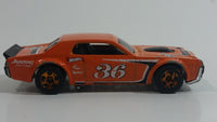 2015 Hot Wheels HW Race Track Aces '68 Mercury Cougar Orange Die Cast Toy Muscle Car Vehicle