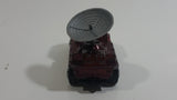 2001 Matchbox Storm Watch Radar Truck Burgundy Dark Red Die Cast Toy Car Vehicle