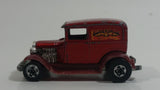 1981 Hot Wheels A-OK 'Early Times Delivery' Metalflake Red Die Cast Toy Car Vehicle