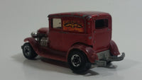 1981 Hot Wheels A-OK 'Early Times Delivery' Metalflake Red Die Cast Toy Car Vehicle