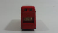 Vintage Lesney Matchbox Series No. 74 Daimler Bus Double Decker ESSO Extra Petrol Red Die Cast Toy Car Vehicle