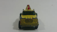 Vintage 1965 Lesney Matchbox Series No. 13 Dodge Wreck Truck BP British Petroleum Tow Truck Green Yellow Die Cast Toy Car Vehicle