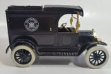 Rare HTF ERTL 1913 Ford Model T Delivery Hudson's Bay Company Black Die Cast Metal Coin Bank Vehicle