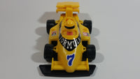Regal Greetings and Gifts No. 8048 Plastic Yellow Formula-1 Race Car #7 "Mobil" 7 In 1 Organiser New in Box