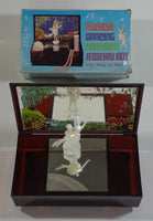 Yap's Musical Dancing Ballerina Jewelry Box with Make-Up Mirror New In Box Plays Swan Lake - Made in Hong Kong