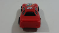 M.M.T.L. Sports Car #58 Red Plastic Body Die Cast Toy Car Vehicle