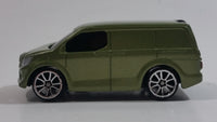 Rare MotorMax Sage Green Mini Van 6143-6 Die Cast Toy Car Vehicle