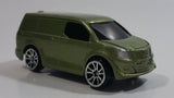 Rare MotorMax Sage Green Mini Van 6143-6 Die Cast Toy Car Vehicle