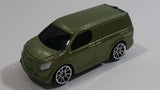 Rare MotorMax Sage Green Mini Van 6143-6 Die Cast Toy Car Vehicle