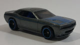 2009 Hot Wheels Muscle Mania '08 Dodge Challenger SRT8 Metalflake Dark Grey Die Cast Toy Car Vehicle