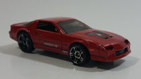 2012 Hot Wheels Camaro IROC-Z Red Die Cast Toy Car Vehicle