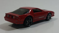 2012 Hot Wheels Camaro IROC-Z Red Die Cast Toy Car Vehicle