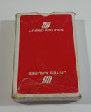 Vintage United Airlines Red 1 Pack Deck of Playing Cards 52 + 2 Jokers - Used