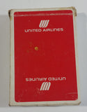 Vintage United Airlines Red 1 Pack Deck of Playing Cards 52 + 2 Jokers - Used