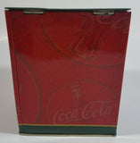 2003 Coca-Cola Coke 50's Diner Themed 5 1/2" Tall Tin Metal Hinged Lid Container