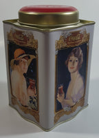 Drink Coca-Cola The Year Round Drink Themed White Tin Metal Container