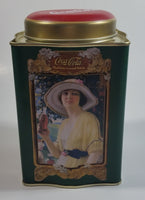 Drink Coca-Cola The Year Round Drink Themed Green Tin Metal Container