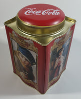 Drink Coca-Cola The Year Round Drink Themed Red Tin Metal Container