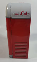 Coca-Cola Drink Coca-Cola In Bottles Refrigerator Vending Machine Shaped Tin Metal Container