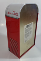 Coca-Cola Drink Coca-Cola In Bottles Refrigerator Vending Machine Shaped Tin Metal Container